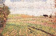 Camille Pissarro, Ploughing at Eragny